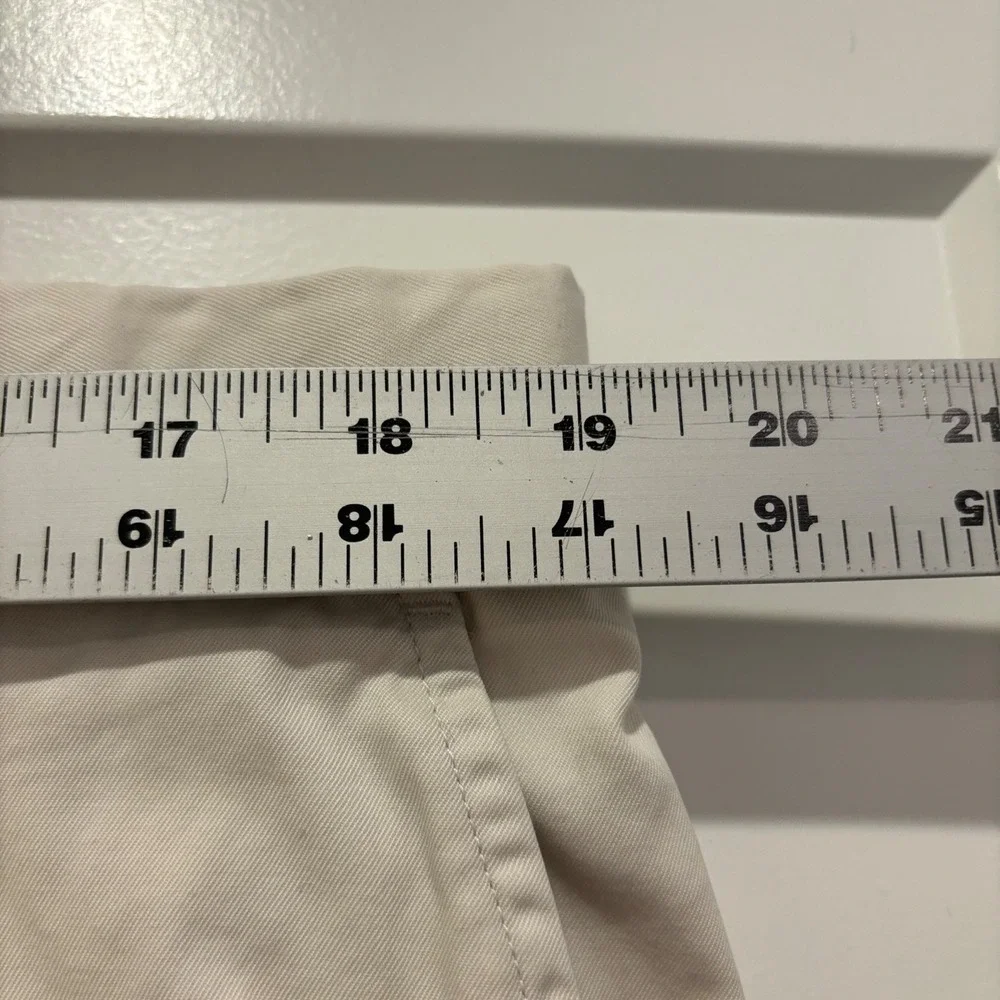 Polo Ralph Lauren Mens 38x32 Chino Pants Off White Cream 100% Cotton Straight